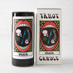 Vela aromática de soja inspirada en el tarot
