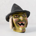 Witch Papier-Mache Halloween Decorative Bucket