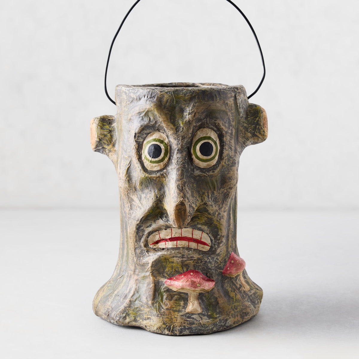 Papier-Mache Halloween Candy Bucket