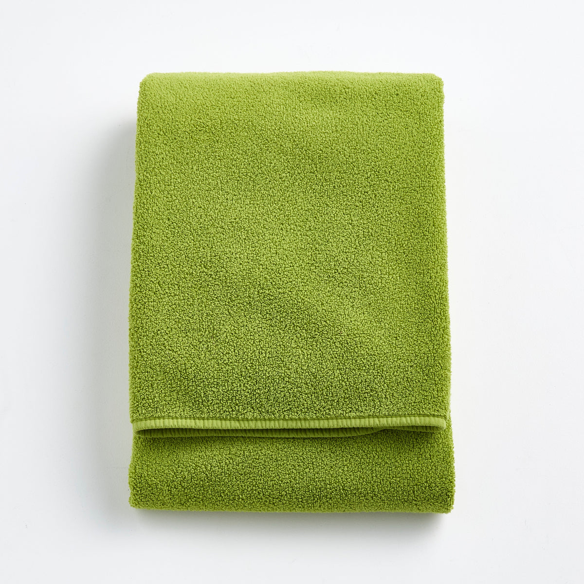 Serviette de bain en coton vert aloe