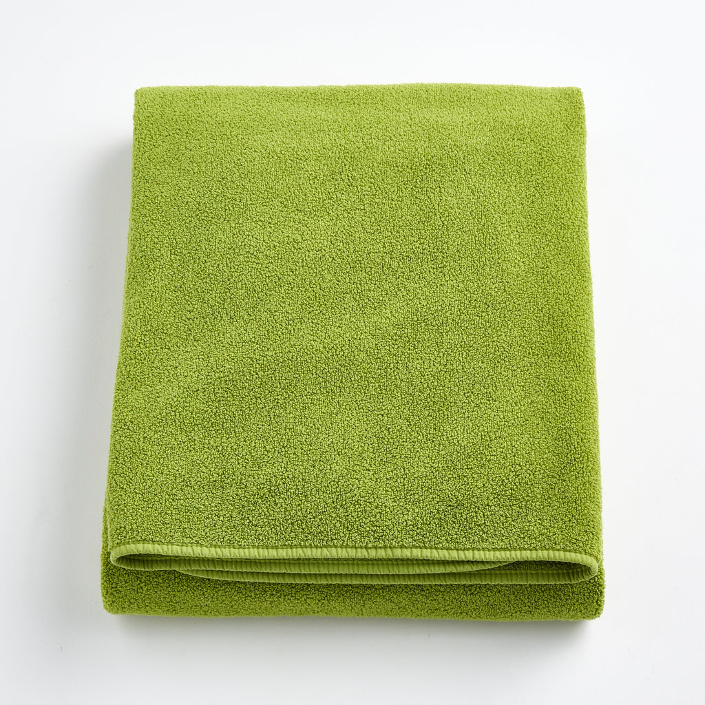 Drap de bain en coton vert aloe