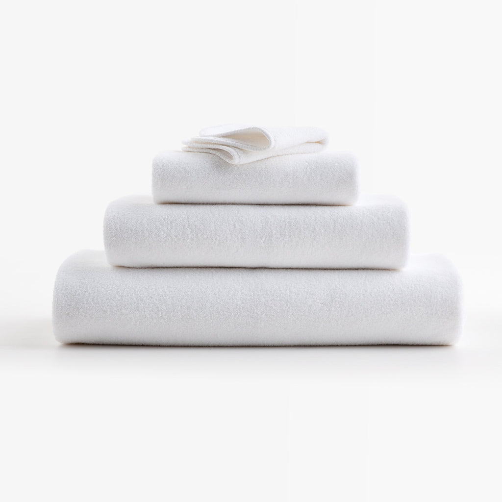 Telo bagno in cotone bianco