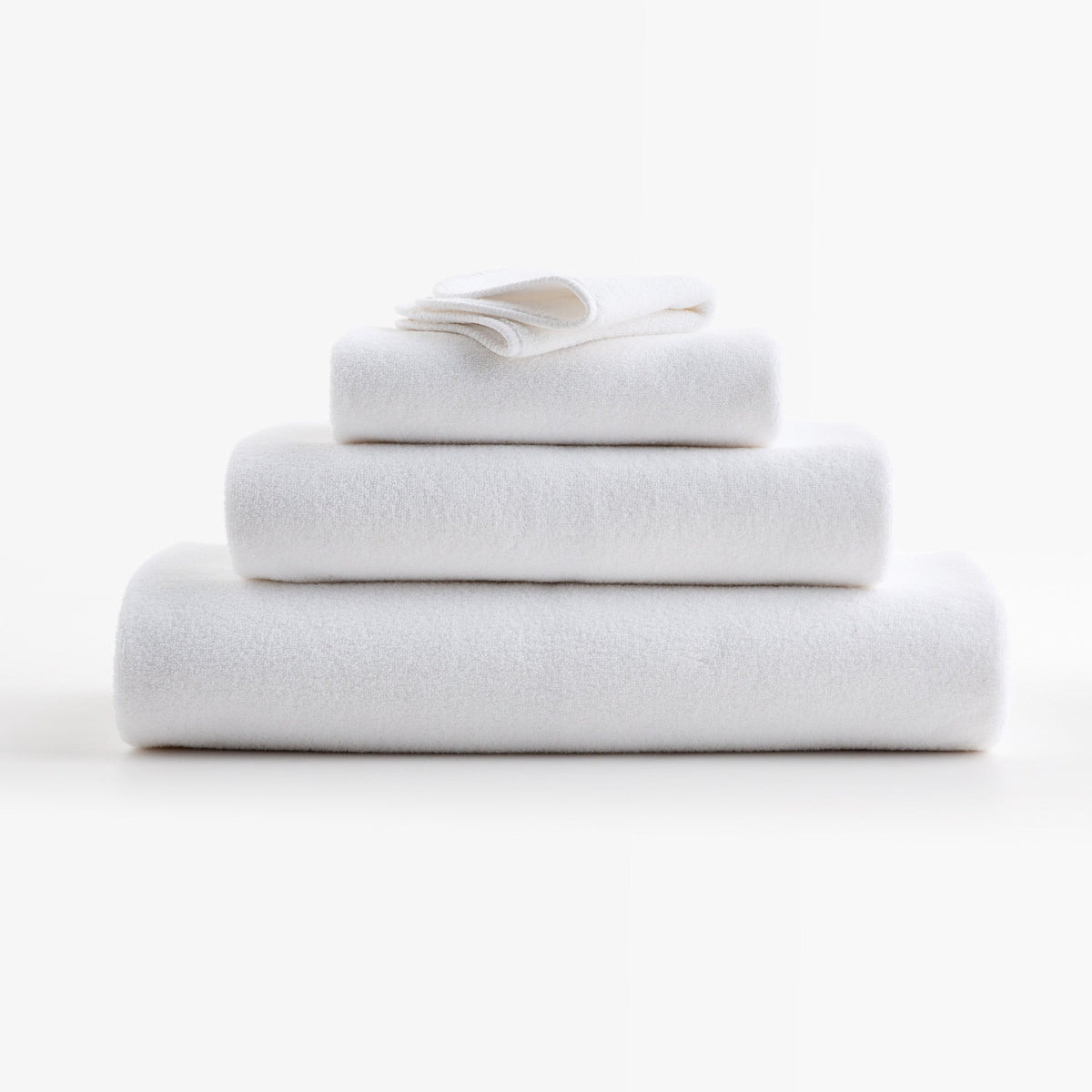 Serviette de bain en coton blanc