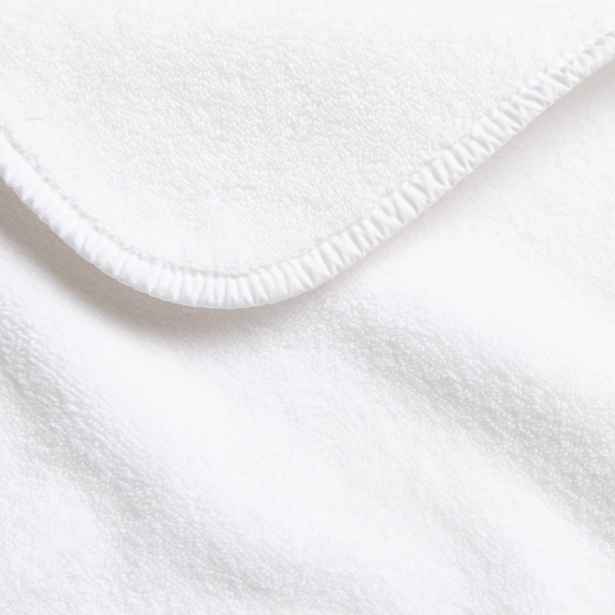 Serviette de bain en coton blanc