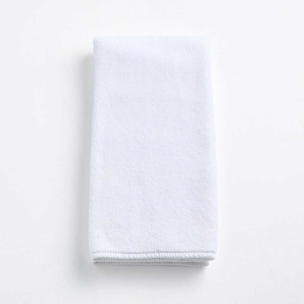 Serviette de main en coton blanc