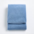 Badematte aus blauem Denim-Baumwollstoff