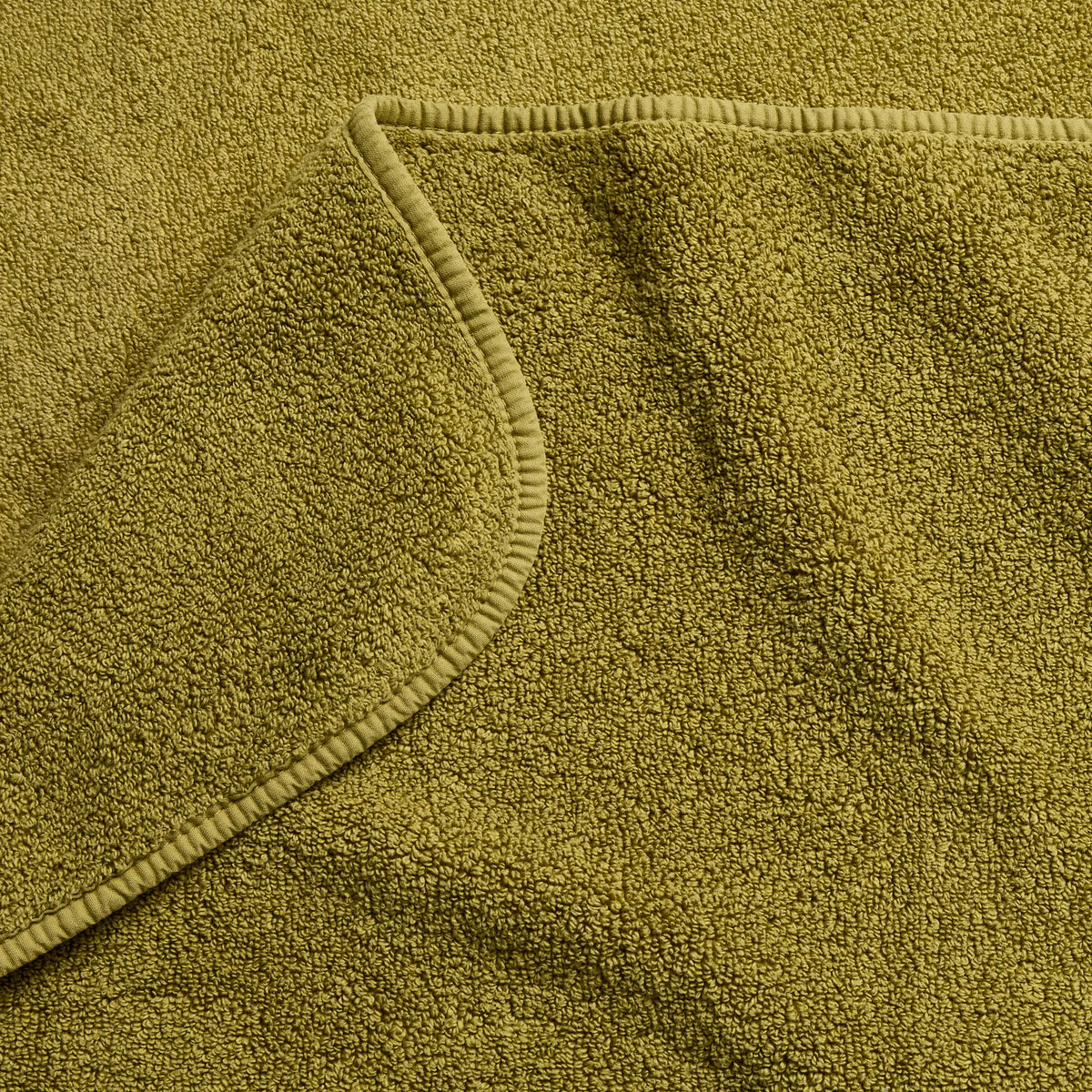 Essuie-mains en coton vert olive