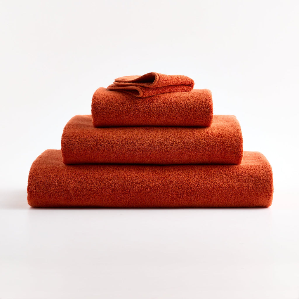 Pumpkin Orange Cotton Washcloth