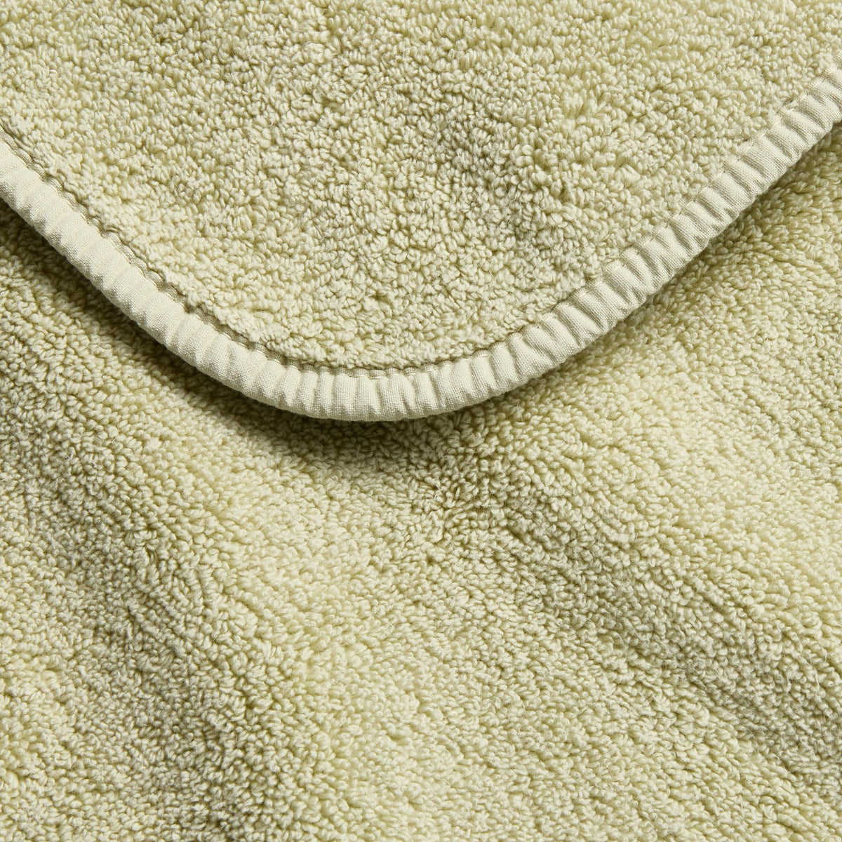 Gant de toilette en coton vert sauge
