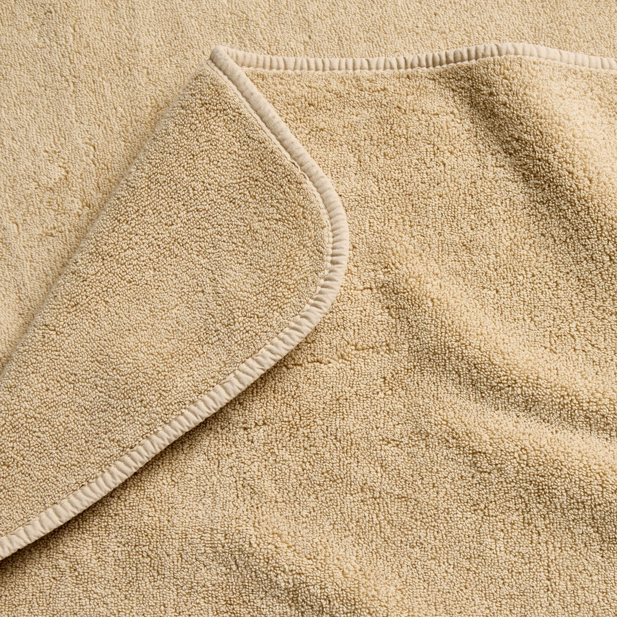 Serviette à main en coton couleur sable
