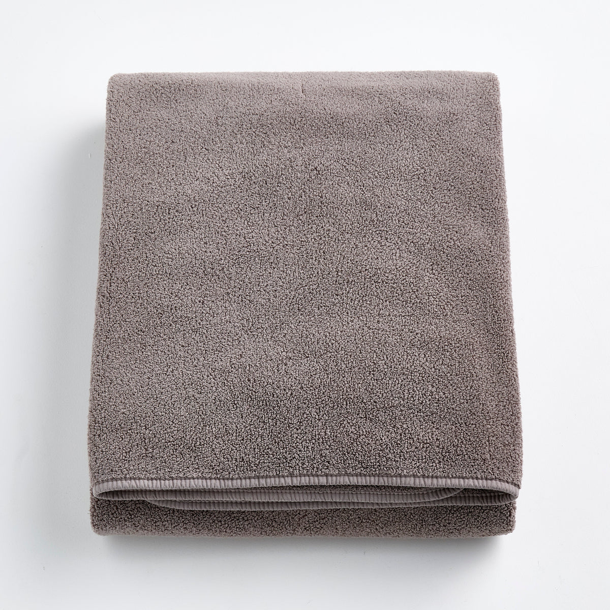 Drap de bain en coton gris pierre