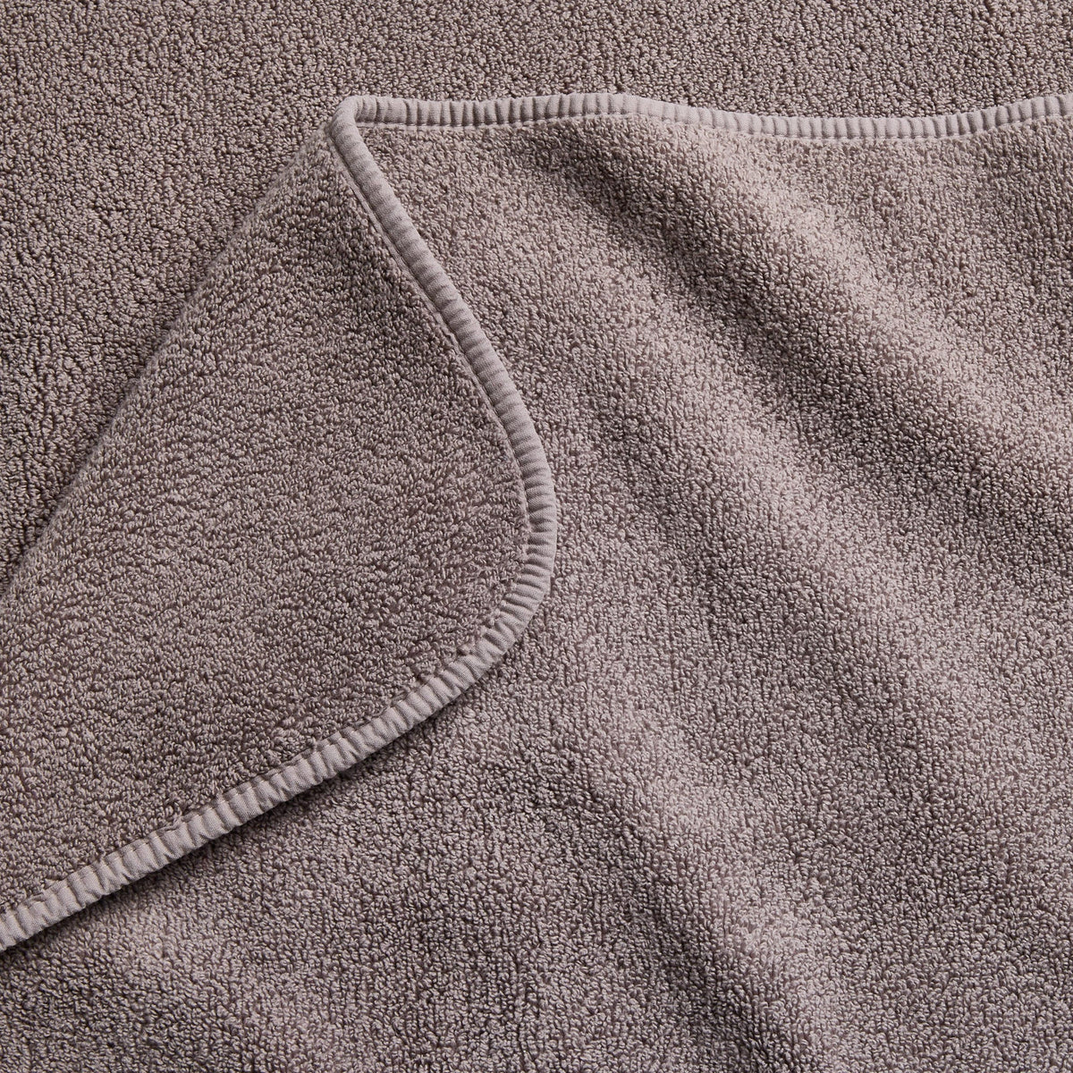 Serviette à main en coton gris pierre