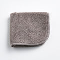 Gant de toilette en coton gris pierre