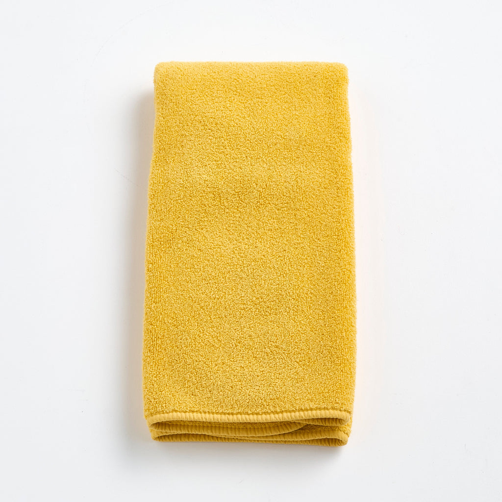 Essuie-mains en coton jaune