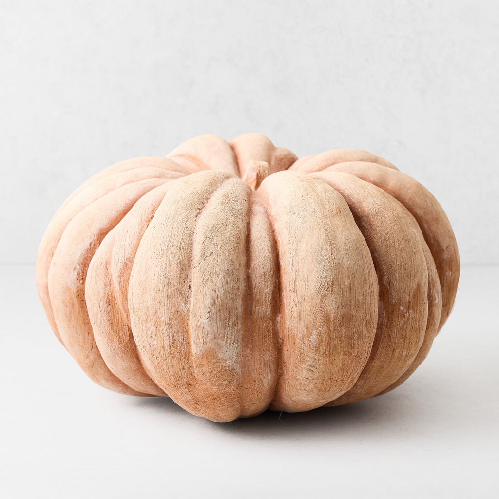 Terracotta Pumpkin Decoration